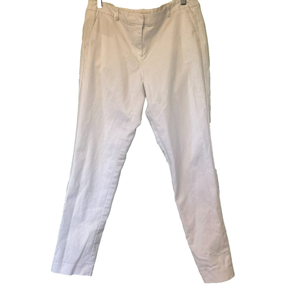Michael Kors‎ Women's White Straight Trousers Size 10 L28 Excellent Condition - Picture 2 of 13
